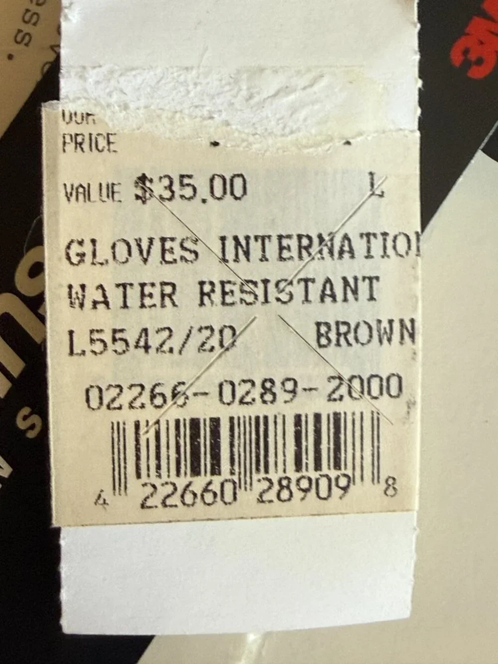 Thinsulate 40 Gram Insulated Ladies Gloves Genuine Soft Leather Brown Size L NWT